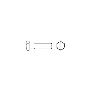 Болт с шестигранной уменьшенной головкой, класс точности А ГОСТ 7808-70 - фото - 2